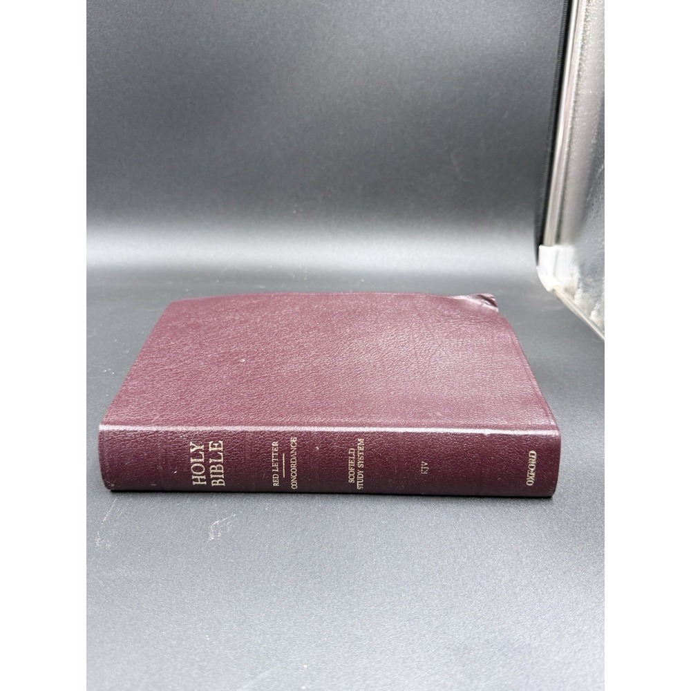 KJV Holy Bible OXFORD SCOFIELD STUDY SYSTEM RED LETTER CONCORDANCE 291RL